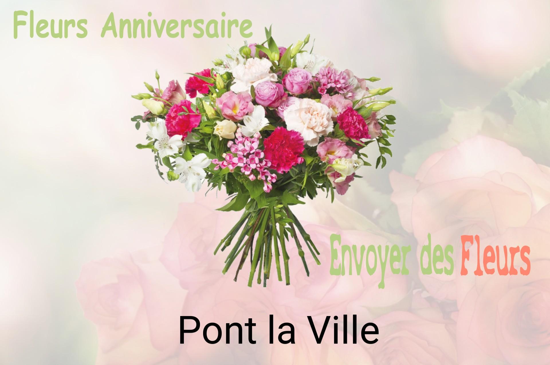 Bouquet de fleurs d’anniversaire livré à Pont-la-Ville